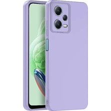 Motto Ticaret Mey Ithalat®   Redmi Note 12 Pro 5g Kılıf Nano Içi Kadife Silikon - Lila