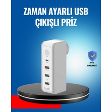 Özbience Zaman Kontrollü Çoklu Şarj Cihazı, Ev ve Ofis Için Güç Kaynağı