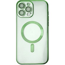 Motto Ticaret Mey Ithalat®   iPhone 13 Pro Kılıf Kross Magneticsafe Kapak - Koyu Yeşil