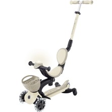Motto Ticaret Mey Ithalat® Globber Go Up Baby 360 Işıklı Scooter Koyu Bej