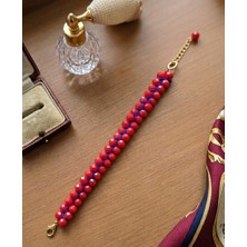 Urban Bold Kırmızı Kristal Bileklik
