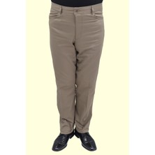 Toricelli Fistan Store Erkek Düz Yüksek Bel Klasik Kesim Rahat Kalıp Boru Paça Üstten Cep 5 Cepli Yazlık Keten Pantolon