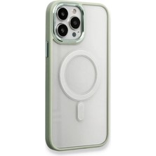 Motto Ticaret Mey Ithalat®   iPhone 14 Pro Max Kılıf Room Magneticsafe Silikon - Su Yeşili