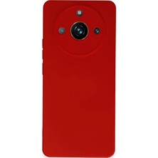 Realme 11 Pro Kılıf Nano Içi Kadife - Kırmızı