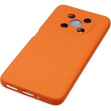 Motto Ticaret Mey Ithalat®  Huawei Nova Y90 Kılıf Nano Içi Kadife Silikon - Turuncu