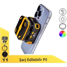 Özbience Bataryalı Telefon Soğutucu, Yarı Iletken Fan, Radyatör, 2000 Mah Pil, Oyun Destek