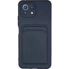 Motto Ticaret Mey Ithalat®   Mi 11 Kılıf Kelvin Kartvizitli Silikon - Lacivert