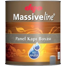 Motto Ticaret Mey Ithalat® Massiveline Su Bazlı Panel Kapı Boyası Beyaz 0,75 Litre