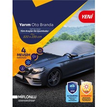 Baghes Pratik Yarım Araba Branda Oto Örtüsü Çadır