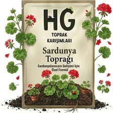 Hg Sardunya (Pelargonium) Çiçeği Toprağı