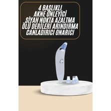 Zero Land Cosmotex Siyah Nokta Temizleme  4 Başlıklı Vakumlu Pilli Ölü Deri Arındırma