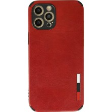 Iphone 12 Pro Max Kılıf Loop Deri - Kırmızı