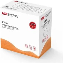 Hikvision Hıkvısıon 305METRE 23AWG Gri Cca Cat6 DS-1LN6UU/CCA(O-STD)