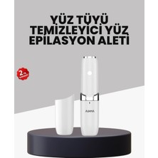 Motto Ticaret Mey Ithalat® LED Işıklı Yüz Epilasyon Aleti Hassas ve Ağrısız Tüy Alma