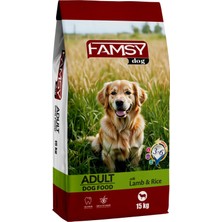 Famsy Yetişkin Köpek Maması Kuzulu Pirinçli 15 kg