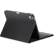 Motto Ticaret Dux Ducis iPad 10 (2022) Tk Series Kablosuz Bluetooth Klavye Touchpad KILIF-1852