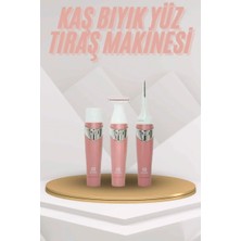 Motto Ticaret Yüz Kaş ve Tüm Vücut Epilasyon Aleti 3 Başlıklı Hassas Ciltlere Uygun Epilatör