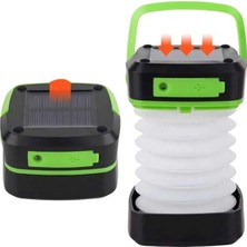 Motto Ticaret Katlanabilir Kamp Lambası Akordiyon Lamba Şarjlı 3 Kademeli Solar