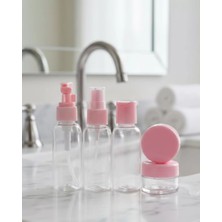 Motto Ticaret Taşınabilir 5’li Seyahat Kozmetik Şişe Seti 30 ml Sızdırmaz