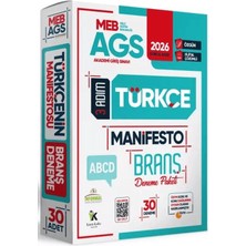 2026 Meb-Ags Türkçe 3 Adım Manifesto Branş Deneme Paketi 30LU Dijital Çözümlü (Sözel Mantık Dahil)