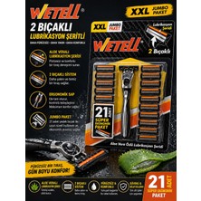 Wetell 2 Bıçaklı Xxl Jumbo Paket Tıraş Bıçağı Seti