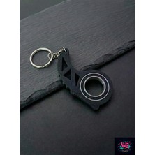 WLS Studio Keyrambit Premium V3 Pro Anahtarlık & Özel Rulmanlı - Siyah