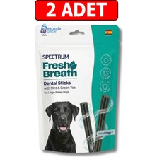 Spectrum Fresh Breath Dental Sticks 2ADET Naneli ve Yeşil Çaylı Büyük Irk Köpek Ödül Maması 270GR (7'li)