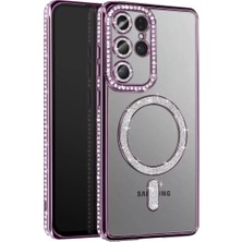 LTG Nova Galaxy S26 Joke Simli Magneticsafe Kılıf - Derin Mor