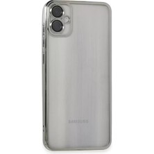 LTG Nova Newface Galaxy A05 Kılıf Lensli Silikon - Gümüş