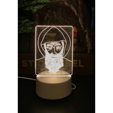 Özbience 3D LED Işıklı Silinebilir Yazı Mesaj Tahtası Gece Lambası