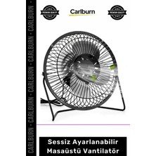 Carlburn #vantilatör Sessiz Ayarlanabilir USB Güçlü Ofis Mini Taşınabilir Soğutucu Hızlı Masaüstü Vantilatör
