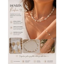 Generic 3’lü Deniz Temalı Takı Seti (Kolye + Bileklik + Küpe)