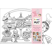 Özbience Renkli Çocuk Matı, Pastane Temalı, Eğlenceli ve Yumuşak Yüzey