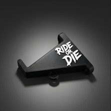Betispaw Studio Kask Mont Askı Aparatı Mavi Yazı Solda Versiyonu Ride Or Die Yazılı Motorcu Ekipmanı