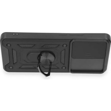 LTG Nova 12T Kılıf Pars Lens Yüzüklü Silikon - Siyah