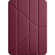 LTG Nova Matepad 12.2 2025 Kalemlikli Mars Tablet Kılıfı - Mürdüm
