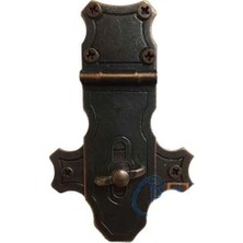 LTG Nova Dekoratif Anahtarlı Sandık Askısı - 40X65MM, Oksit, 1 Adet