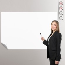 Özbience 50X80 cm Beyaz Statik Sihirli Tahta, Yaratıcı ve Eğlenceli Kullanım