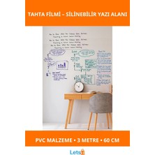 Özbience Şeffaf Pvc Tahta Filmi, Kendinden Yapışkan, 3m x 60CM, Dayanıklı ve Kullanışlı