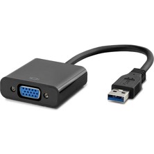 LTG Nova Usb3.0 To VGA F Çevirici 1080P Siyah HDX7779