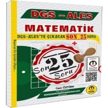 LTG Nova Tasarı Dgs Ales Matematik Son 25 Çıkacak Soru Bankası