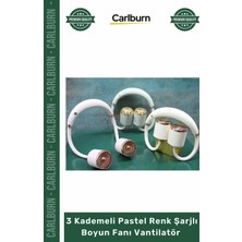 Carlburn #boyunfanıtaşınabilir USB Sessiz Mini Soğutucu Ergonomik 3 Kademeli Şarjlı Boyun Fanı Vantilatör