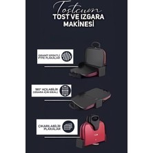 Özbience Elektrikli Izgara ve Tost Makinesi, 6 Dilim, Eco 1800W