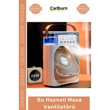 Carlburn #vantilatör Buzlu USB Buharlı Nemlendirici 600ML Sessiz Taşınabilir Ofis Tipi Su Hazneli Masa Vantilatör