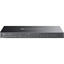 Tp-Lınk Omada ES210GMP 10 Port Gbit 8 Port Poe+ 123W 1xgbit+1xsfp Uplink Desktop Yönetilebilir Çelik Kasa Switch