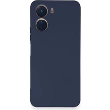 LTG Nova Y16 Kılıf Nano Içi Kadife Silikon - Lacivert