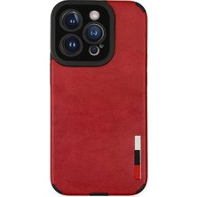 LTG Nova Iphone 14 Kılıf Loop Deri Silikon - Kırmızı