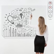 Özbience 50X80 cm Şeffaf Statik Sihirli Tahta, Yaratıcı ve Eğlenceli Kullanım