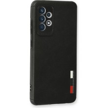 LTG Nova Galaxy A73 5g Kılıf Loop Deri Silikon - Siyah