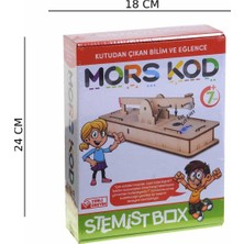 Özbience Şık Ahşap Mors Kodlu Dekoratif Hediye Seçeneği